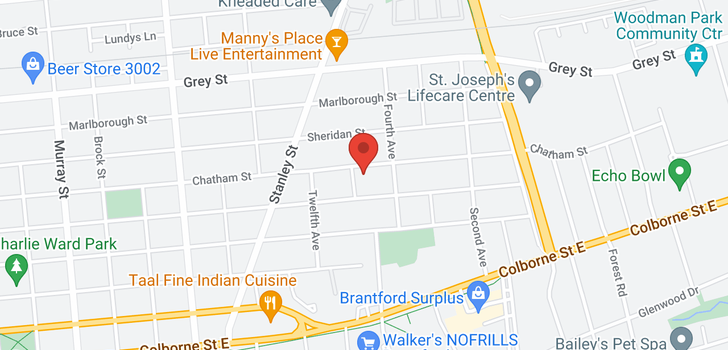 map of 383 CHATHAM Street
